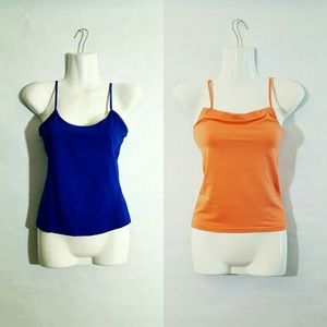 2 Tank Sets -Royal Blue/Peach